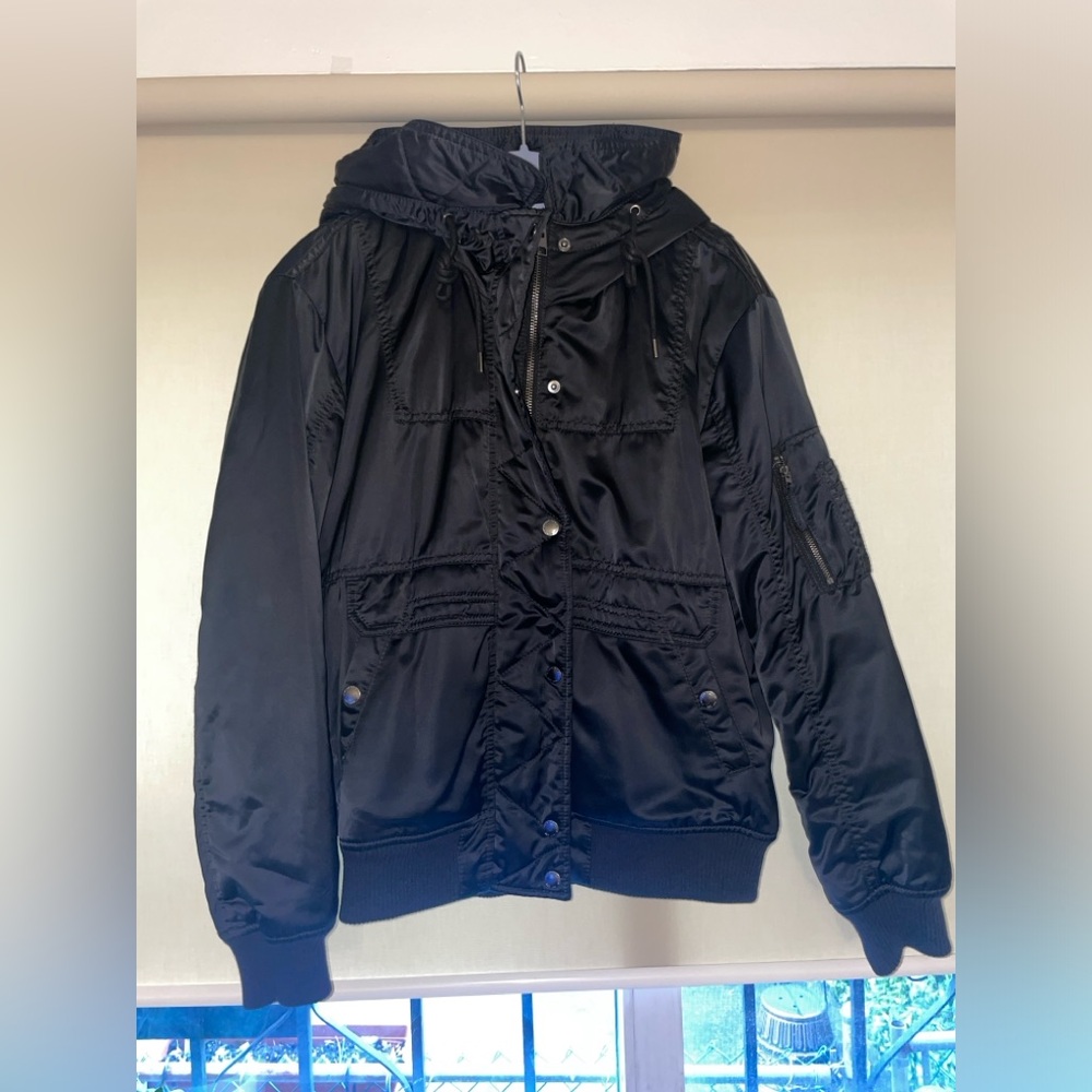 Abercrombie and Fitch, Black Woman’s Bomber Jacket, Size S